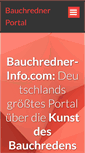 Mobile Screenshot of bauchredner-info.com